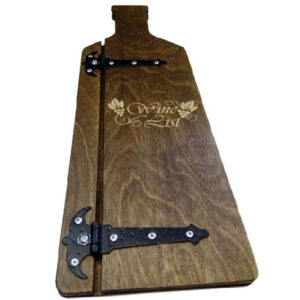 Drewniana karta menu "Bottle" MD10 - standard
